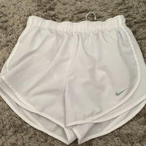 Nike white shorts